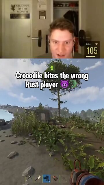 Crocodile bites the wrong player