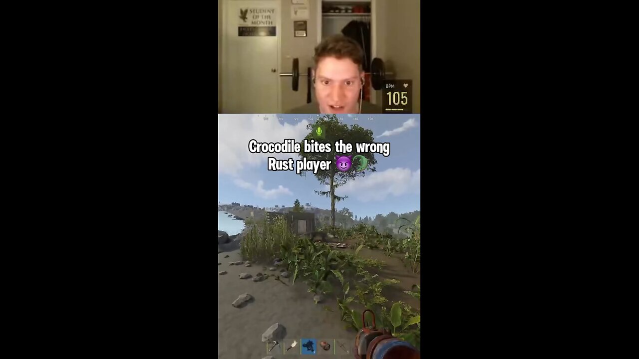 Crocodile bites the wrong player