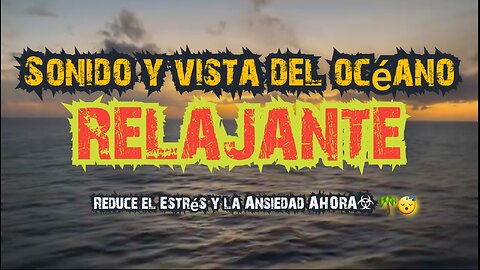 🌊 *SONIDO DEL OCÉANO | Vista al Mar Relajante | Reduce el Estrés y la Ansiedad AHORA* 🌴😴
