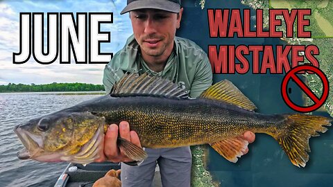 Avoid These JUNE WALLEYE Fishing Mistakes (and Catch More Fish!)
