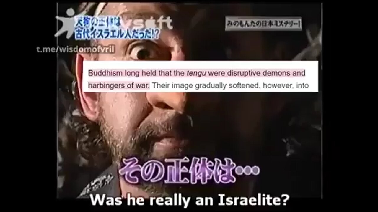 Japanese discovers the ancient demons called tengu were jews