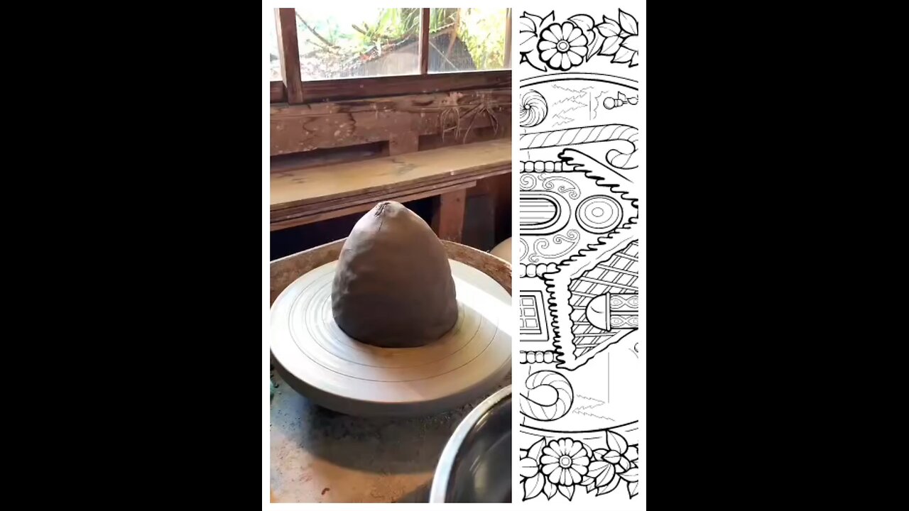 pottery with art