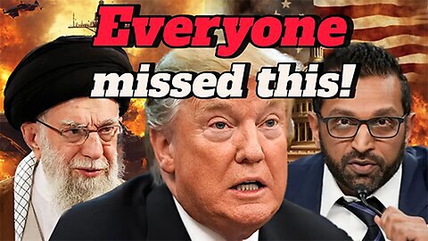 What EVERYONE missed about Trump bombing Iran!