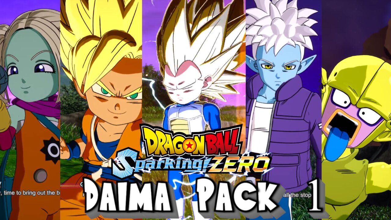 Daima Pack 1 All Special Attacks and Transformations - Dragon Ball Sparking Zero