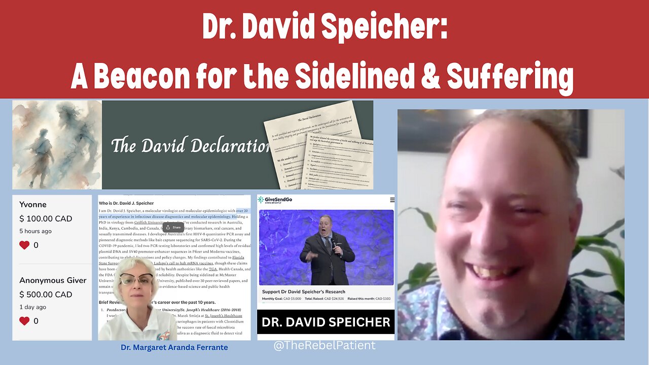 Dr. David Speicher: A Beacon for the Sidelined & Suffering