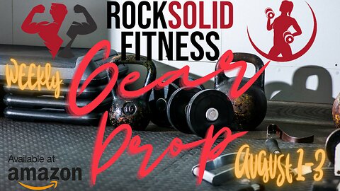 Gear Up & Save! RockSolid Fitness: Friday's Exclusive Gear Drop PREVIEW!