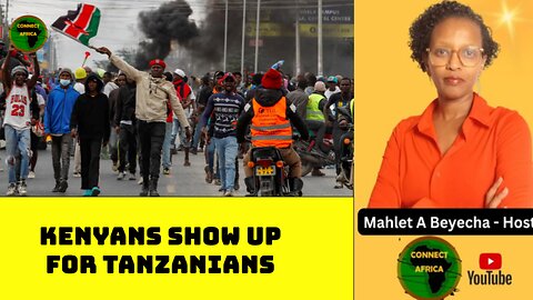 KENYANS' CROSS BORDER PROTEST FOR TANZANIANS