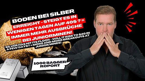 Boden bei Silber erreicht - steigt es in wenigen Tagen auf 40$ ?