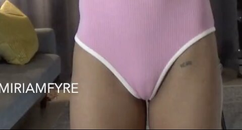 18yo MUSLIM Miriam Rocking the Cameltoe in these lingerie pieces