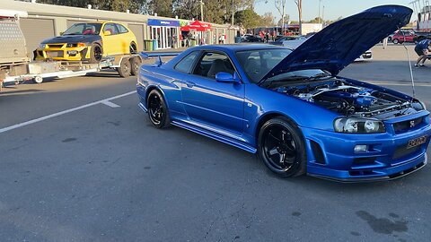 Bayside Blue R34 GTR