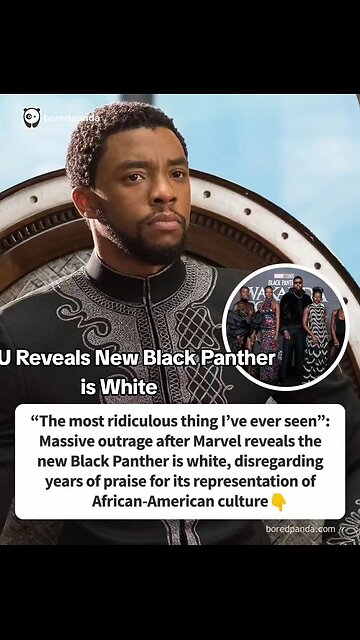 MCU Black Panther is now White