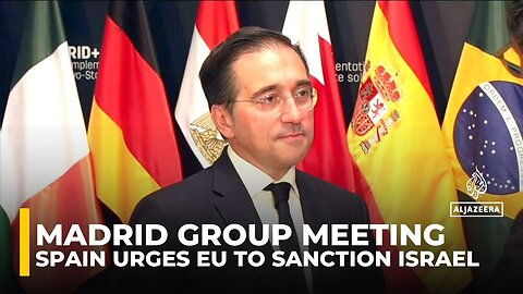 Madrid Group meeting_ Spain advocates suspending EU-Israel deal over Gaza war