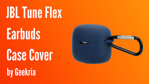 JBL Tune Flex Ecarbuds Case Cover | Geekria