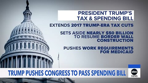 Trump Pushes Congress To Pass Spending Bill #news #24×7