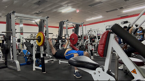 Bench Press 107.5KG/236LBs for 3 Reps