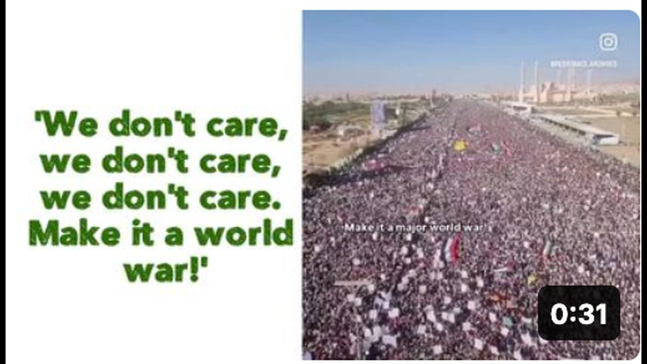 "Addressing Yemen's War Cry: 'We Don't Care, Propel It To A World War'"