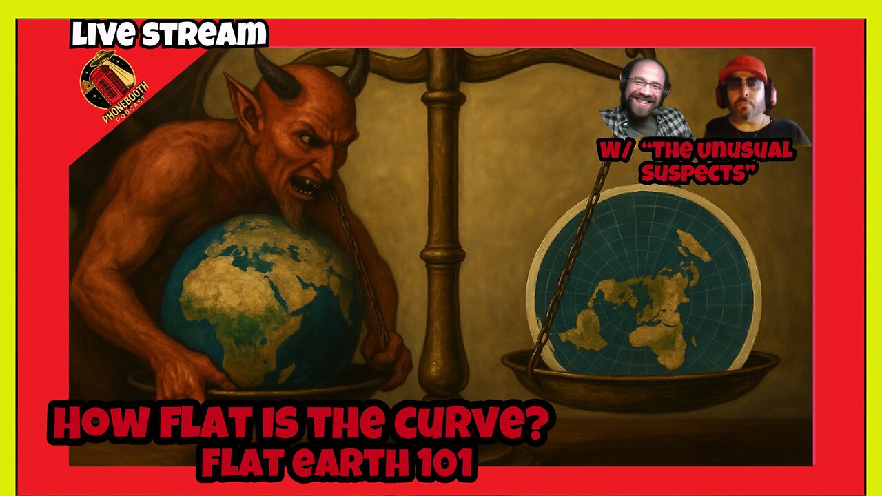 PhoneBooth LIVE- "How Flat Is The Curve? Flat Earth 101