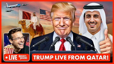 🚨Trump Calls Surprise LIVE Press Conference Right Now! Welcomed Like King to Qatar, Camel Motorcade