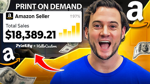 How to Sell Custom Print on Demand Products on Amazon (2025 TUTORIAL)