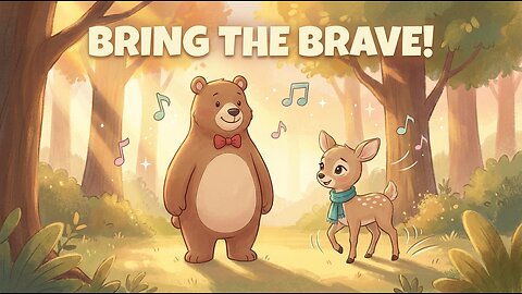 Bearington Brings the Brave 🐻✨ | A Gentle Courage Song for Kids | PopSoar