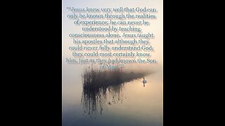 Jesus knew