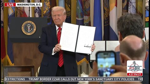 WATCH: President Trump Signs Executive Order to End the Department of Education - 3/20/25