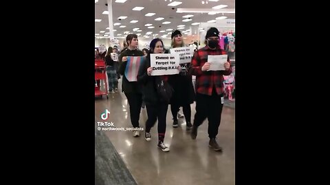 Target protesters protesting in a Target because they do not sell LGBTQ attire anymore, thoughts?