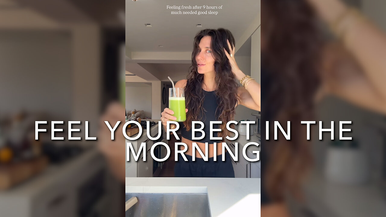 Feel Your Best In The Morning ⤵️