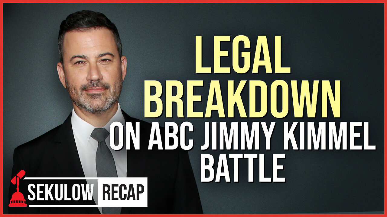 Legal Breakdown on ABC Jimmy Kimmel Battle