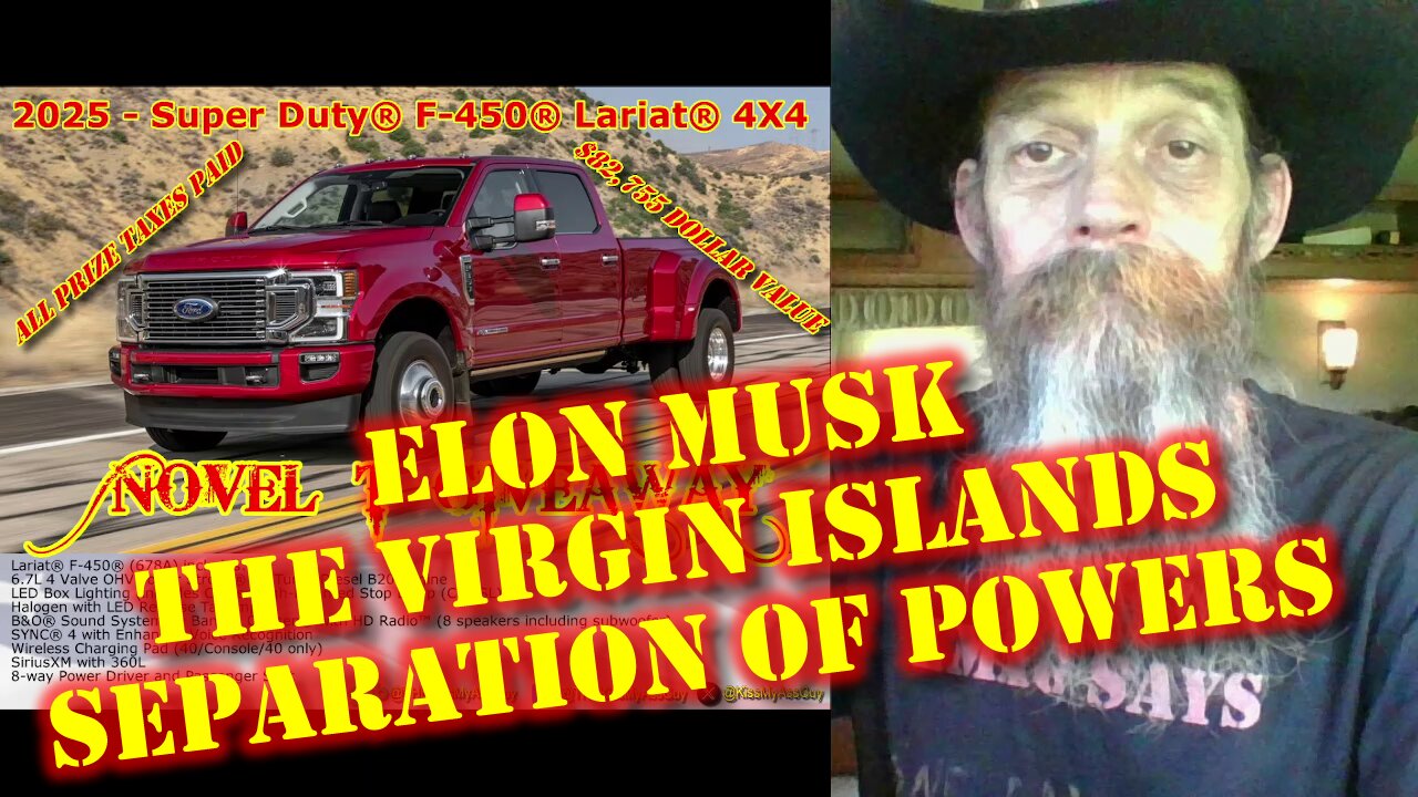 ELON MUSK - THE VIRGIN ISLANDS - SEPARATION OF POWERS