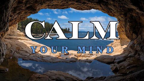 Calm Video for Deep Sleep | Ocean Cave View with Soothing Music