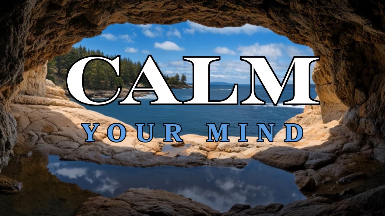 Calm Video for Deep Sleep | Ocean Cave View with Soothing Music
