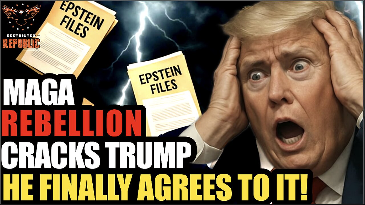 MAGA Rebellion Finally Cracks Trump and He’s Now Agreed to Something that Will Change EVERYTHING!