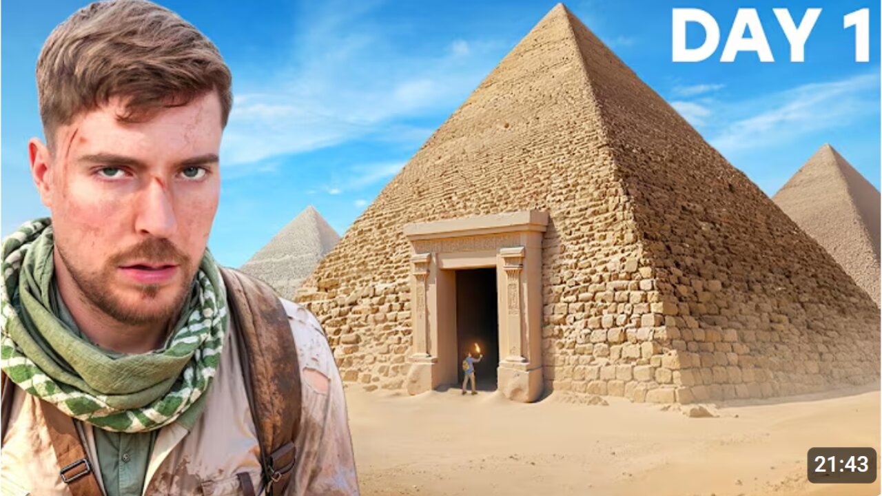 I Spent 100 Hours Inside The Pyramids!