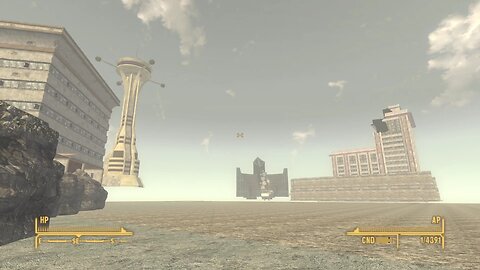 Fallout new vegas - Out of Bounds In The Tops Courtyard