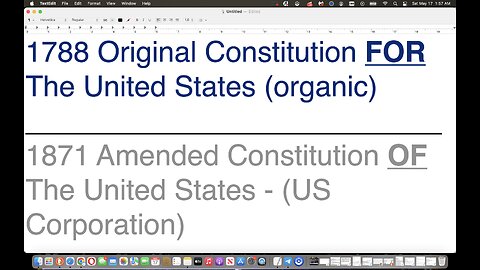 2 FEDERAL CONSTITUTIONS IN AMERICA - Do You Know the Difference? SEGMENT 91
