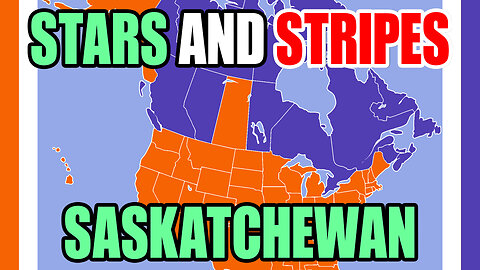 Stars And Stripes Saskatchewan by The NPC Show 🟠⚪🟣 