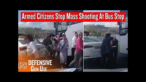 Armed Citizens Stop Mass Shooting At Bus Stop In Jerusalem