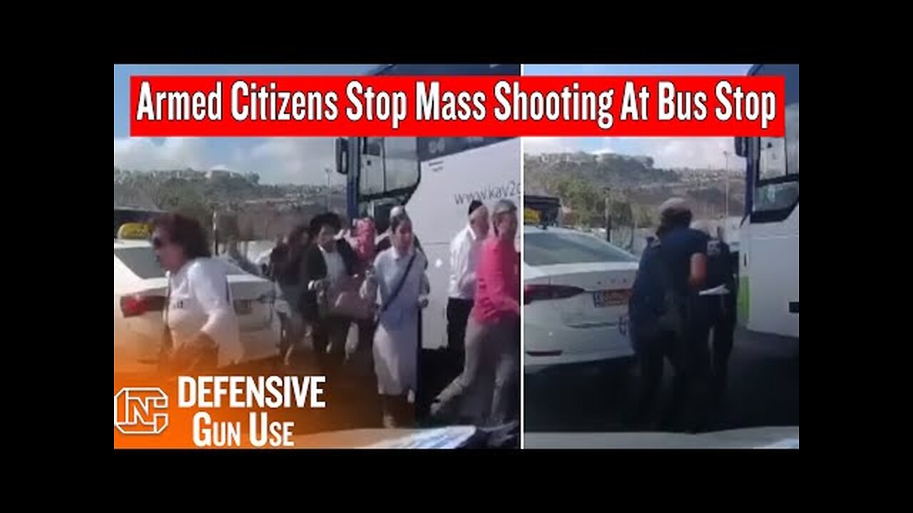 Armed Citizens Stop Mass Shooting At Bus Stop In Jerusalem