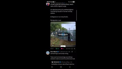 RAF base filled with migrants ?