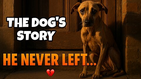 He Never Left That Door… 💔 The Saddest Stray Dog Story You’ll See Today