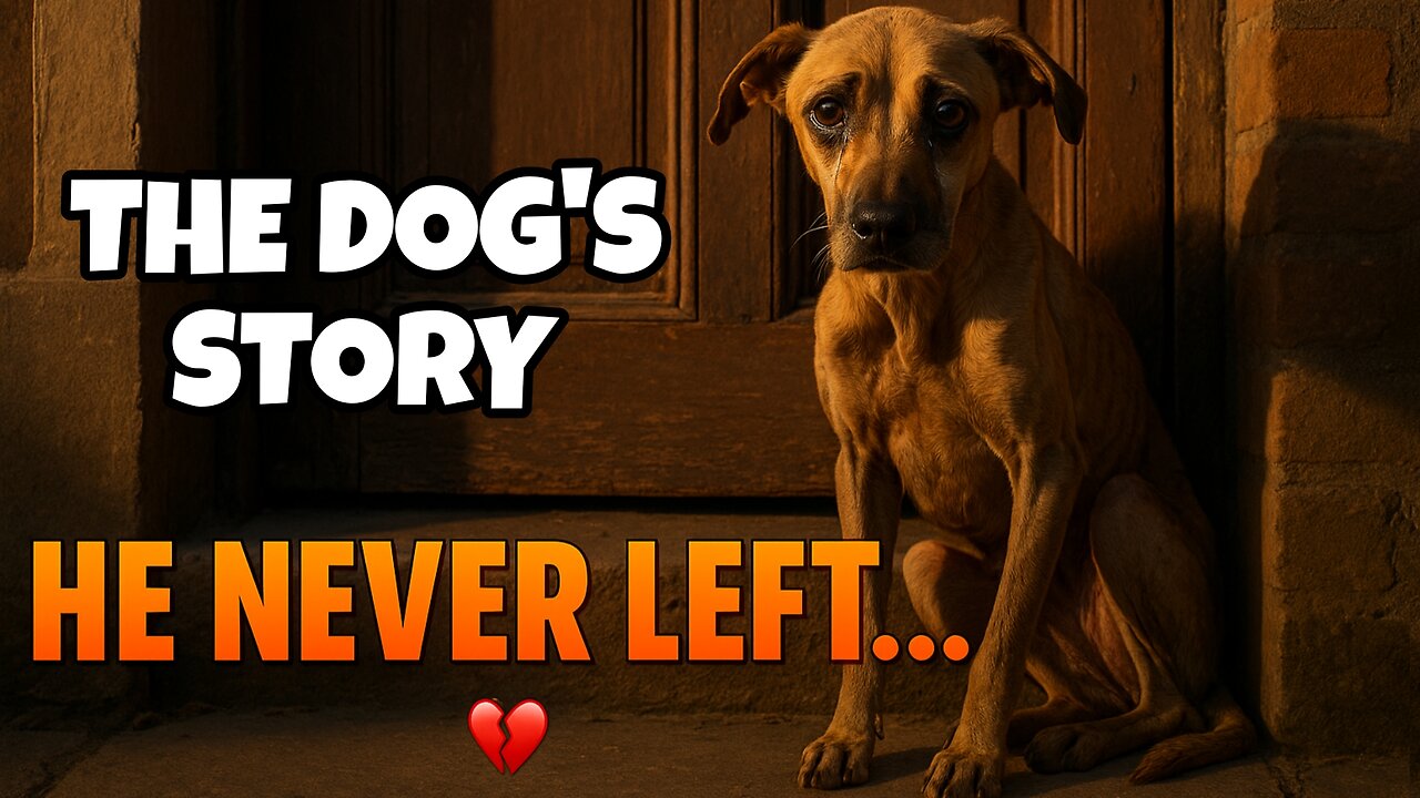 He Never Left That Door… 💔 The Saddest Stray Dog Story You’ll See Today