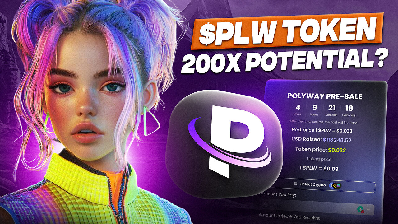 POLYWAY PreSale is LIVE ✅ Is $PLW a Potential 100X Gem? 🚀