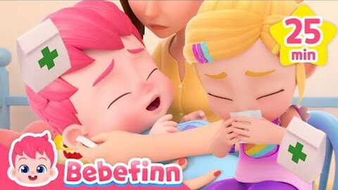 Ouch! Boo Got A Boo-Boo | Boo Boo Song Special Compilation | Bebefinn Nursery Rhymes for Kids