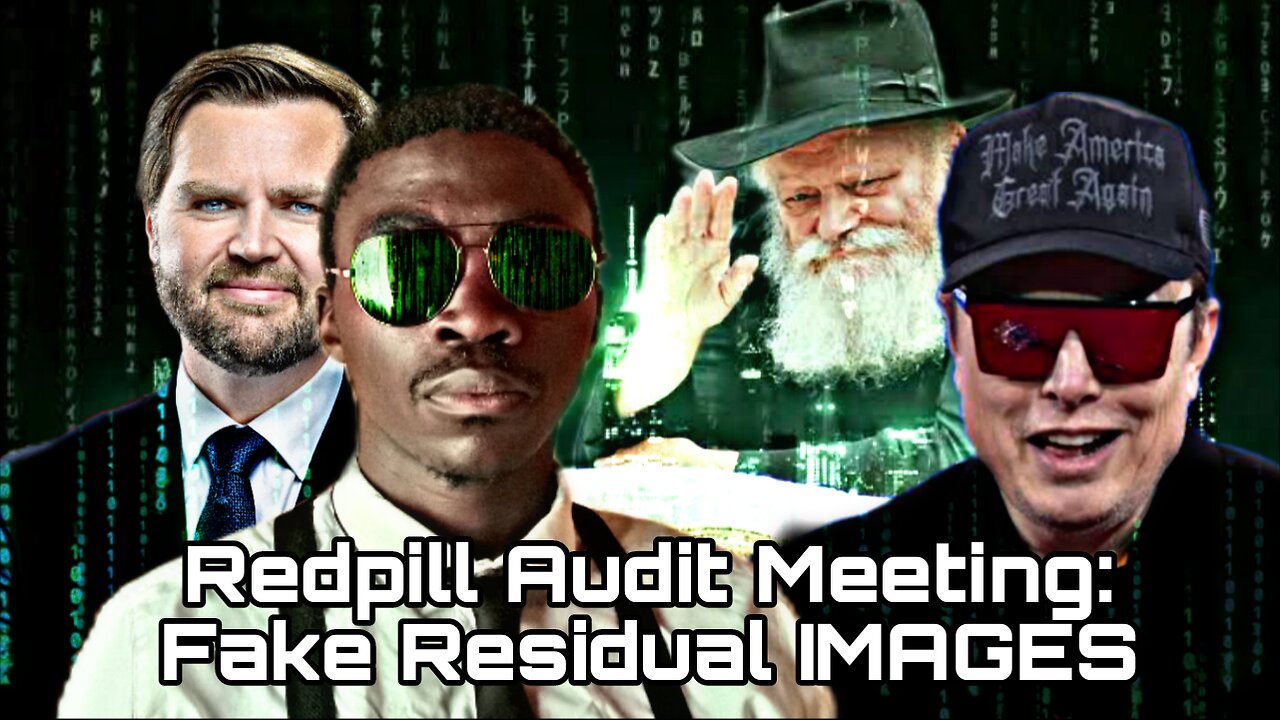 Redpill Audit Meeting: Elon Musk and JD Vance are Fake Residual IMAGES Created By The Agent Smiths