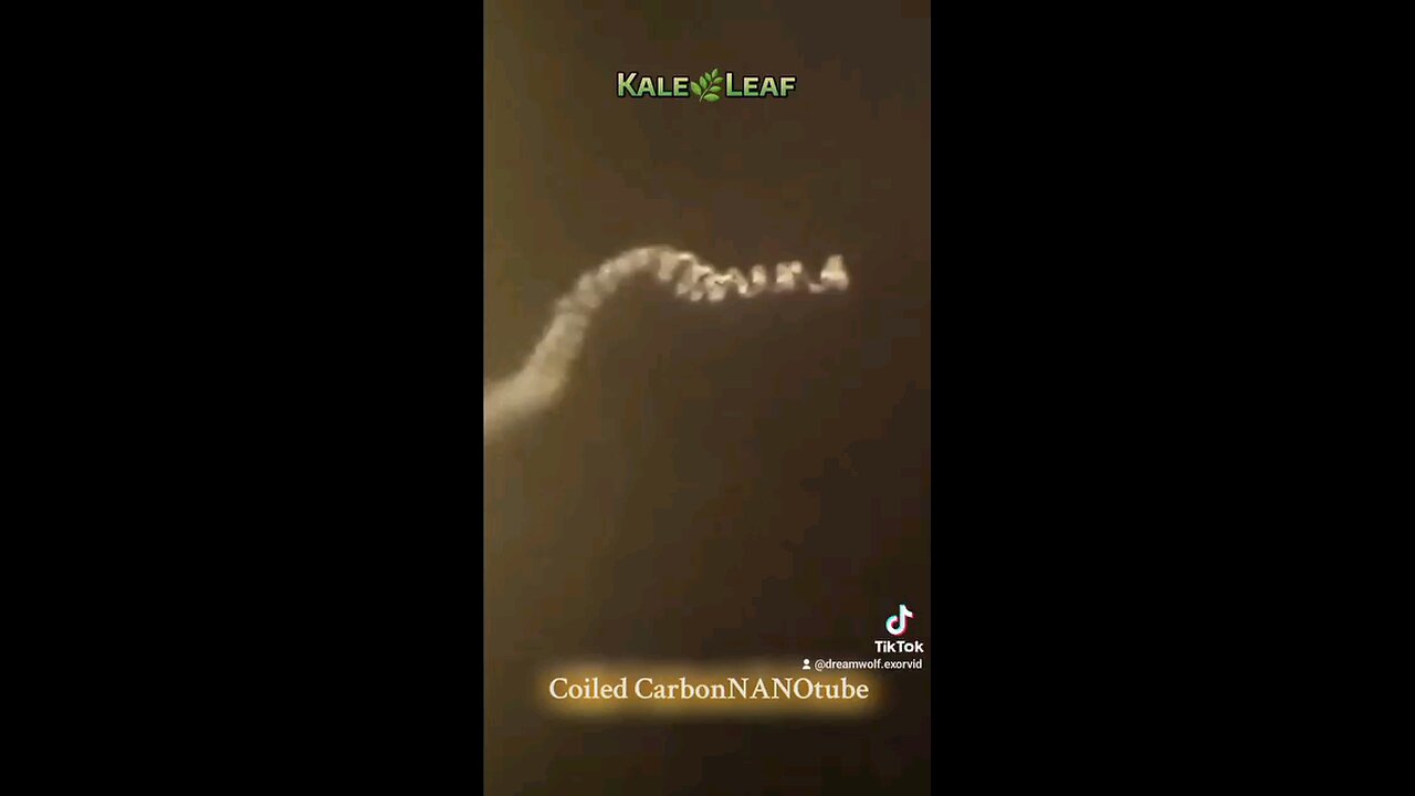 Leaf 🌿 Sanple with coiled CarbonNanoTubes
