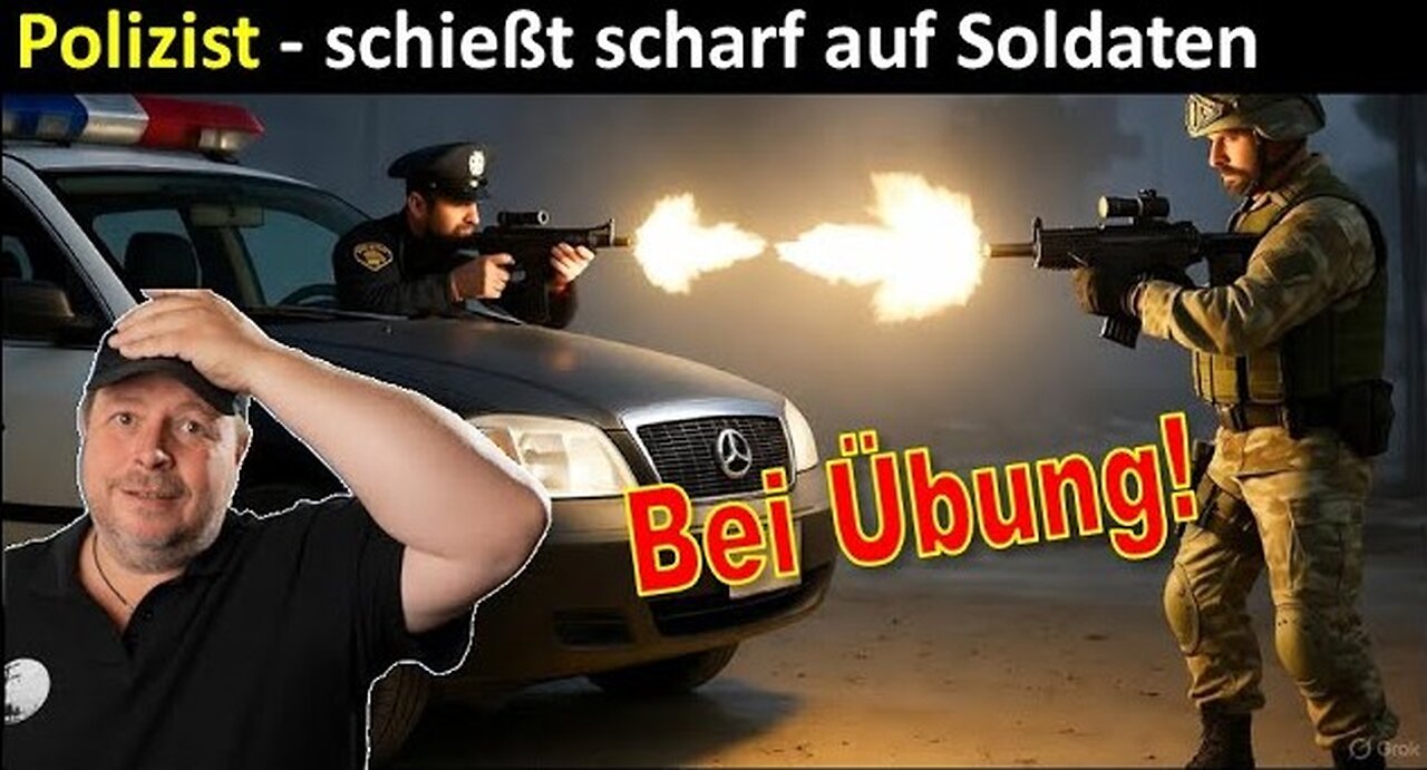Polizei gegen Bundeswehr