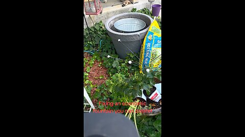 Fixing a fountain you can create for your yard Budget friendly@