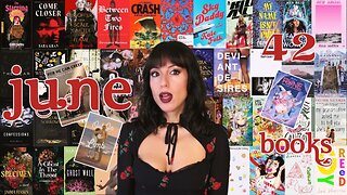 June reading wrap up | 45 books | one sentence reviews all genres | JULY TBR