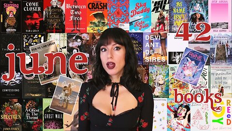 June reading wrap up | 45 books | one sentence reviews all genres | JULY TBR